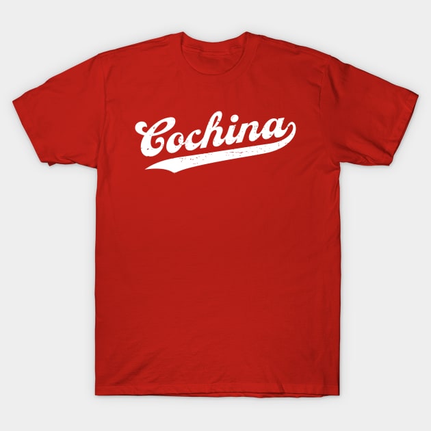 Cochina - Baseball design T-Shirt by verde